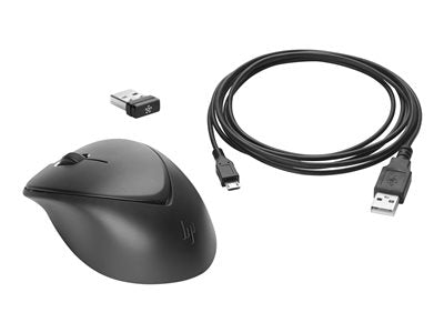 HP 3 Button Wireless 2.4GHZ Premium Black Mouse -  1JR31AA ABA