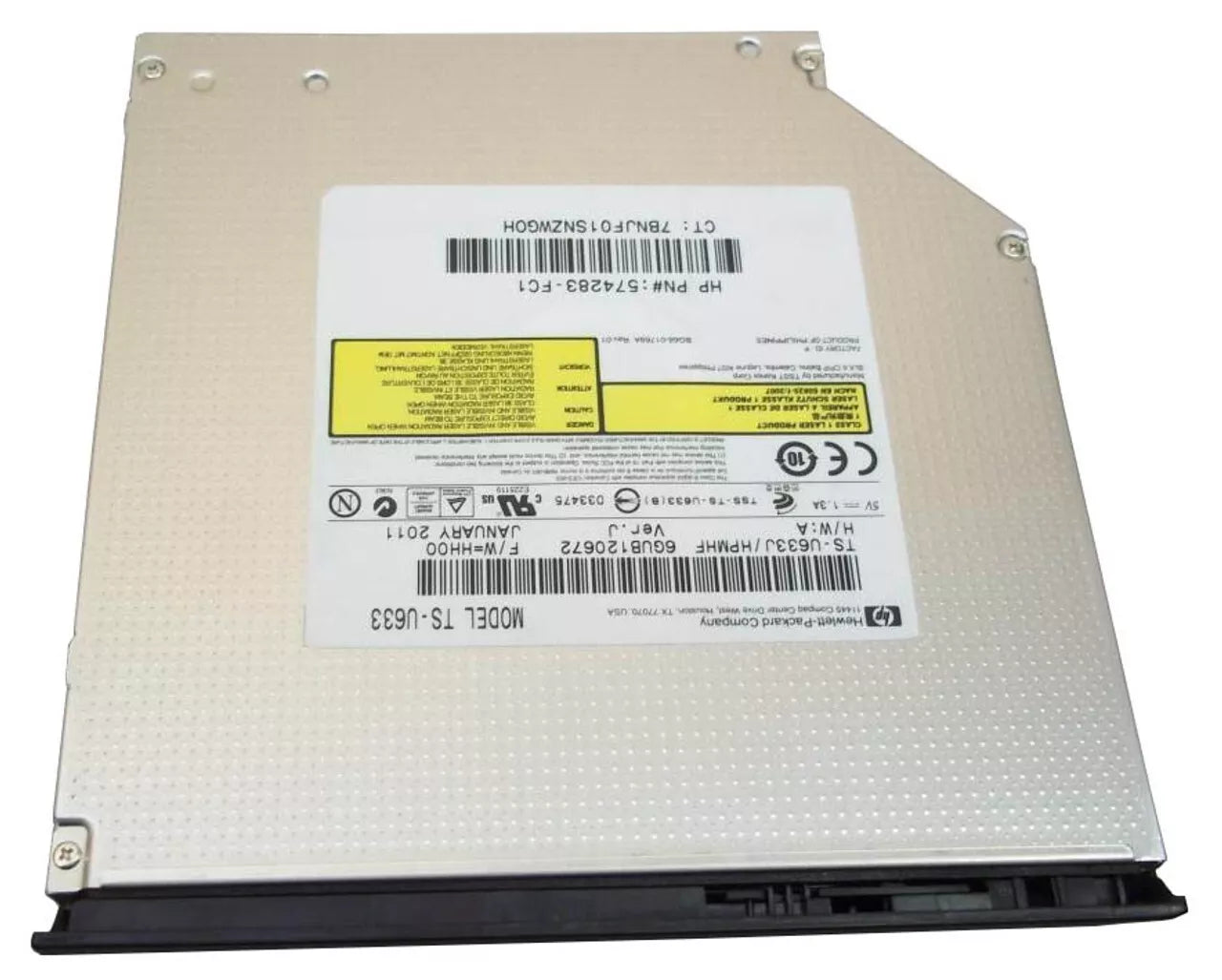 HP 2540P DVDRW DL SM SATA 9.5MM DRIVE