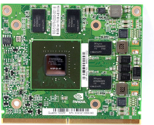 HP Q1000M 2GB PCI-E 45W GRAPHICS BOARD