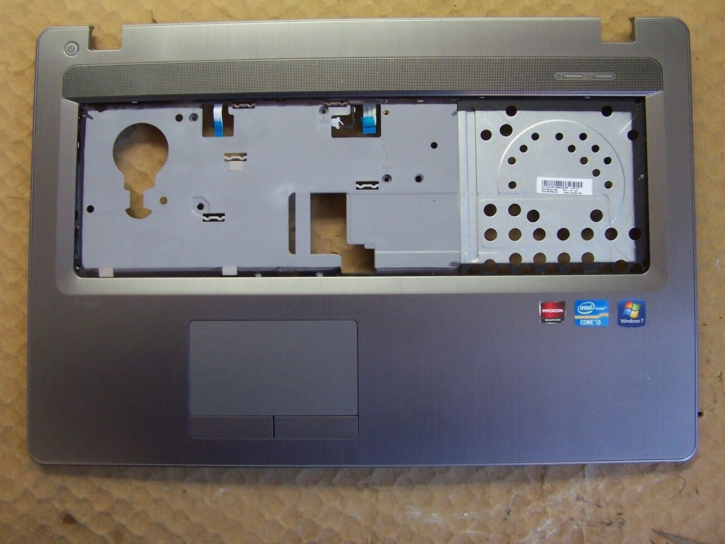 HP 4730S TOP CVR W/O FP SLV 17.3 NO LOGO