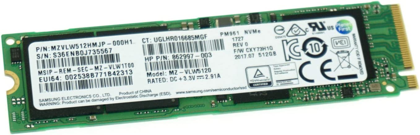 HP PM961 M.2 256GB SSD Hard Drive