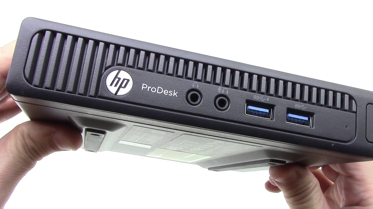 HP Prodesk 600 G1 Desktop Mini - Cel G1840T 2.5Ghz - 4GB RAM - 128GB HDD - NO OS