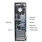 HP Pro Desk 6200 SFF Desktop PC - Pentium G620 2.6Ghz - 4GB RAM - 250 GB - W10P