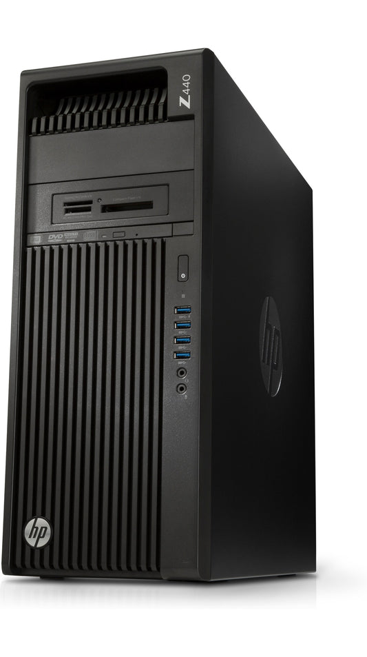 HP Z440 Tower PC Intel Xeon 1650 3.5Ghz 32GB RAM 2TB HDD AMD FirePro W2100 2GB
