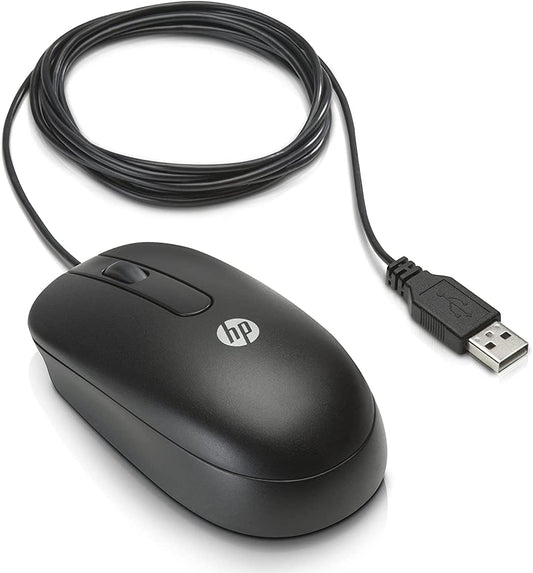 Brand New Standard HP USB Optical Mouse - Black