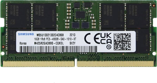 SAMSUNG 16GB DDR5 4800MHZ SODIMM MEMORY