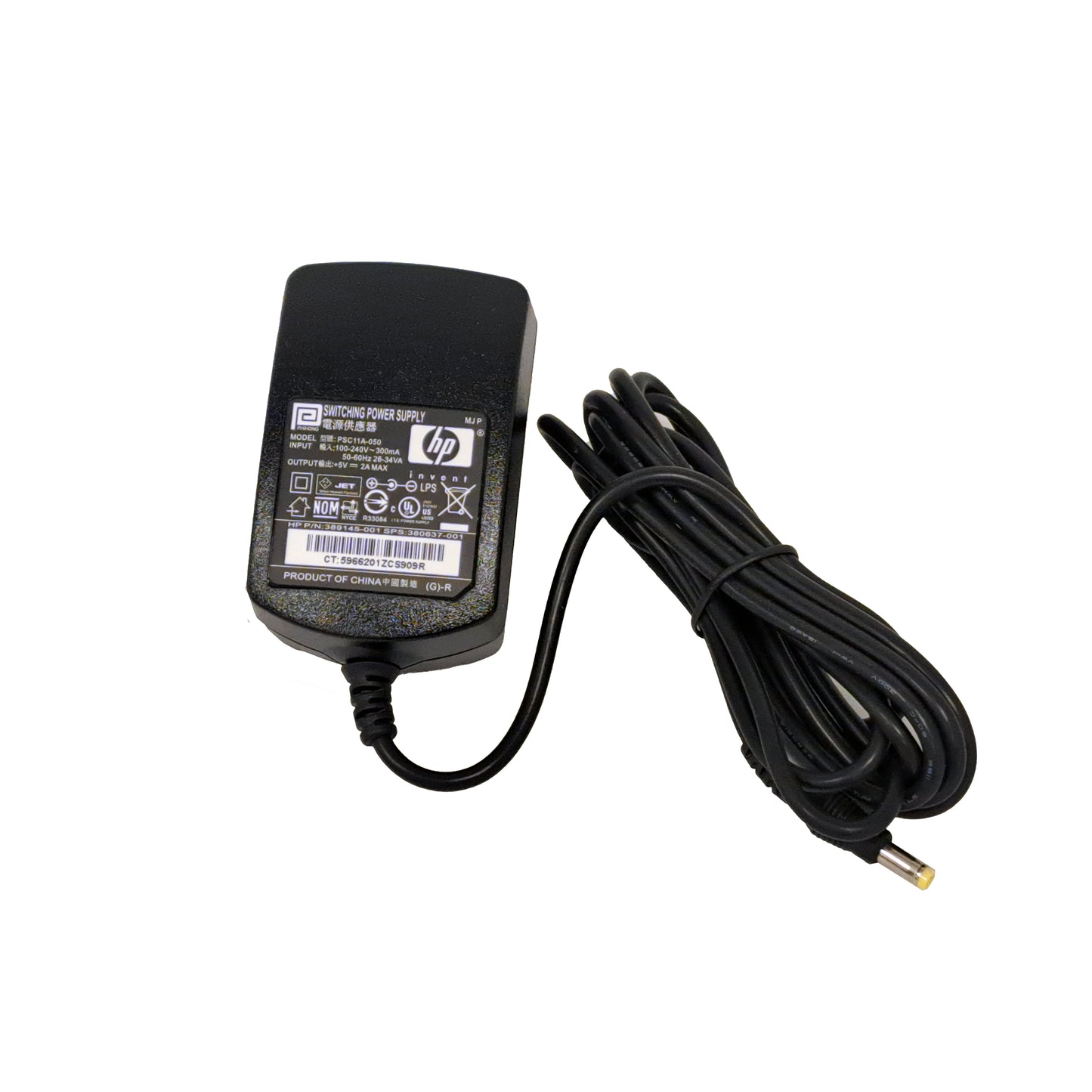 HP AC Power Adapter for HP iPAQ H3900 HX2000 - V2.0 (USA) - 374520-001