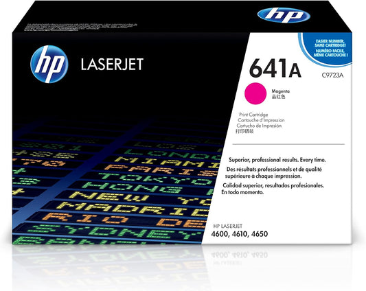 HP Original 641A Magenta Toner Cartridge | Works with Color LaserJet 4600, 4610, 4650 Series