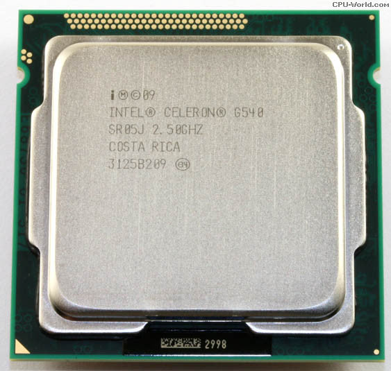 HP CELERON G540 2.5GHZ 2MB PROCESSOR
