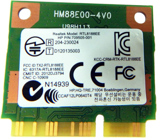 HP RTL8188EE 802.11BGN 1X1 WLAN CARD