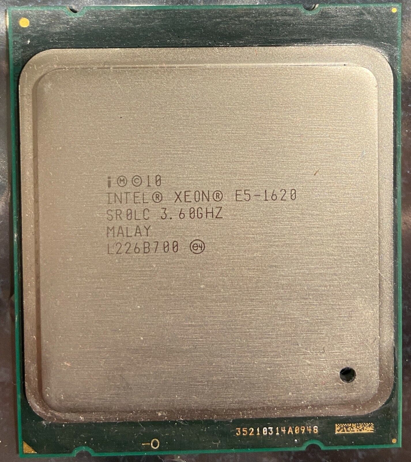 HP E5-1620 4C 3.6GHZ 10MB 130W QC PROC